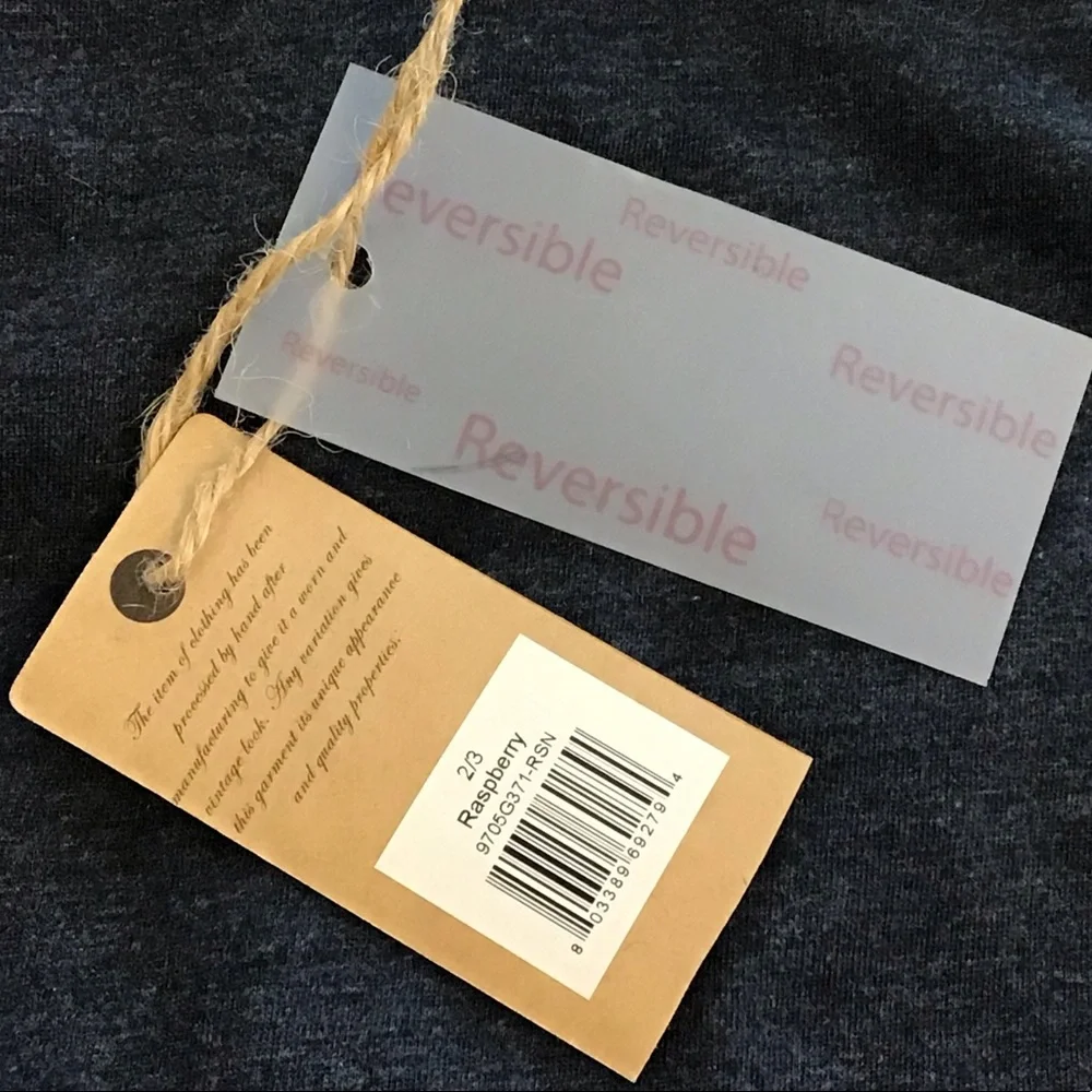 Tailor Vintage Girls Reversible Long Sleeve Top